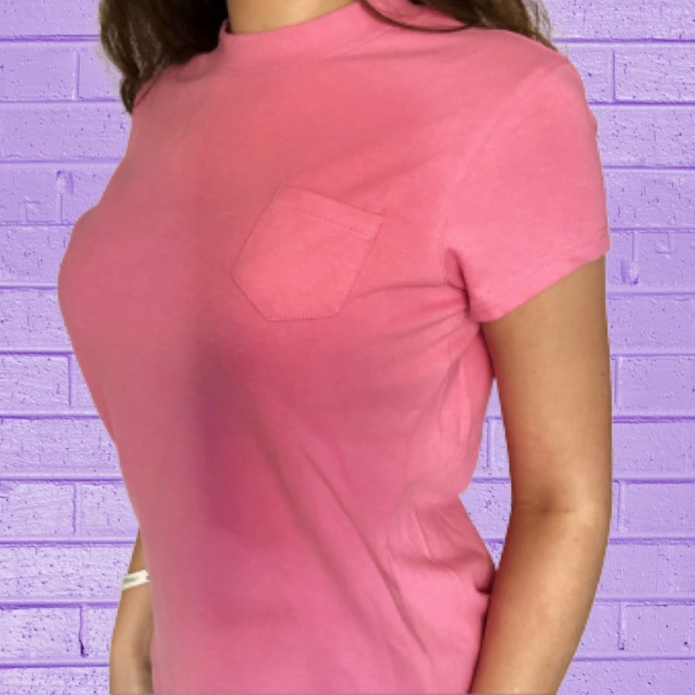 IZOD Cool Pink Pocket Tee